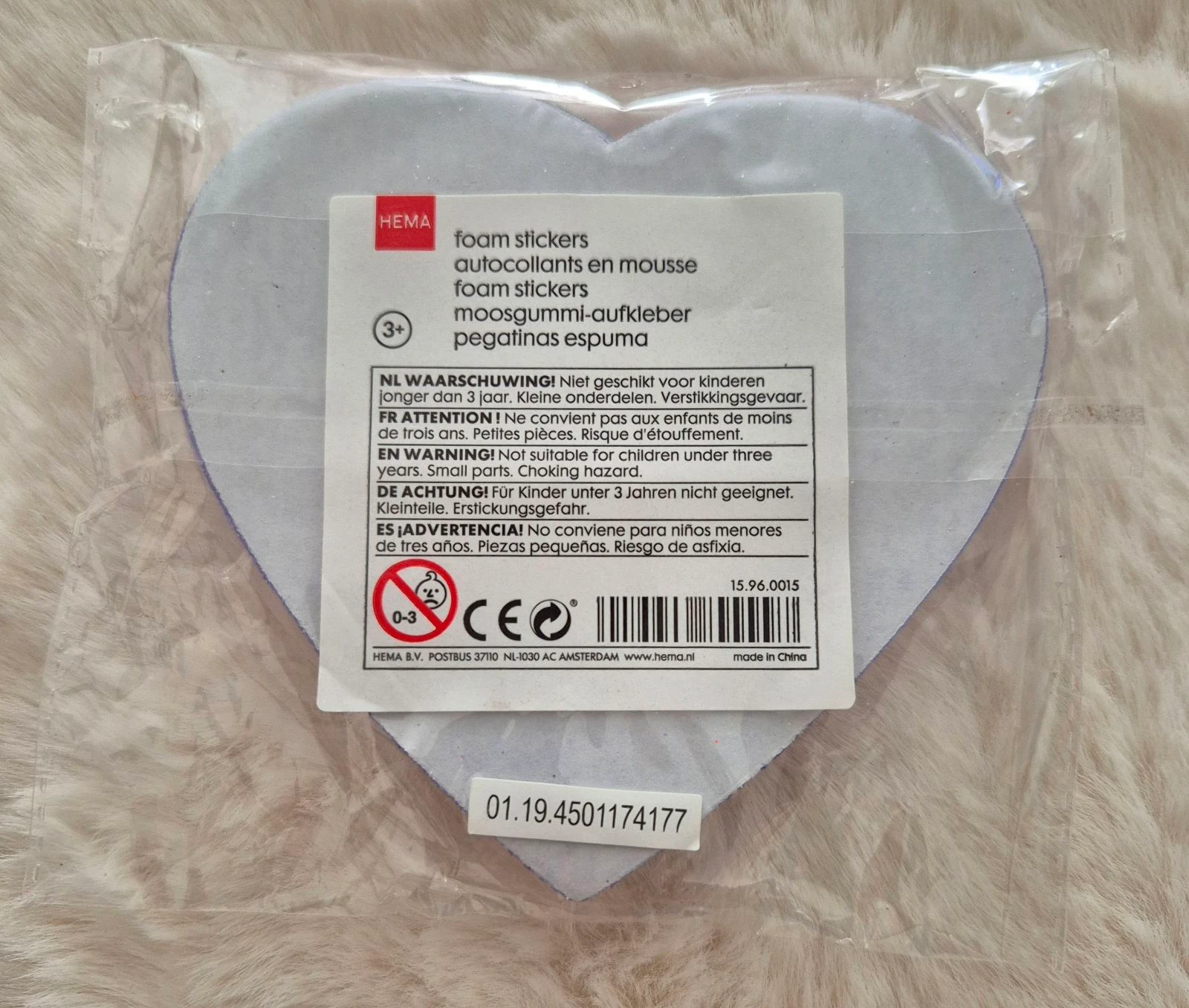 Pegatinas de espuma en forma de corazón – photo 2